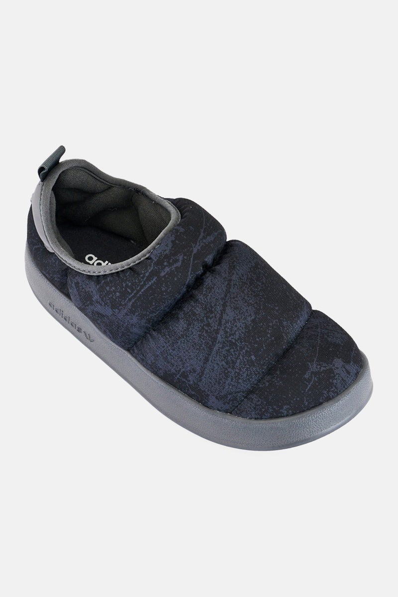 adidas Originals Kids Boy Puffylette Lace Up Outdoor Shoes, Black - Image 1