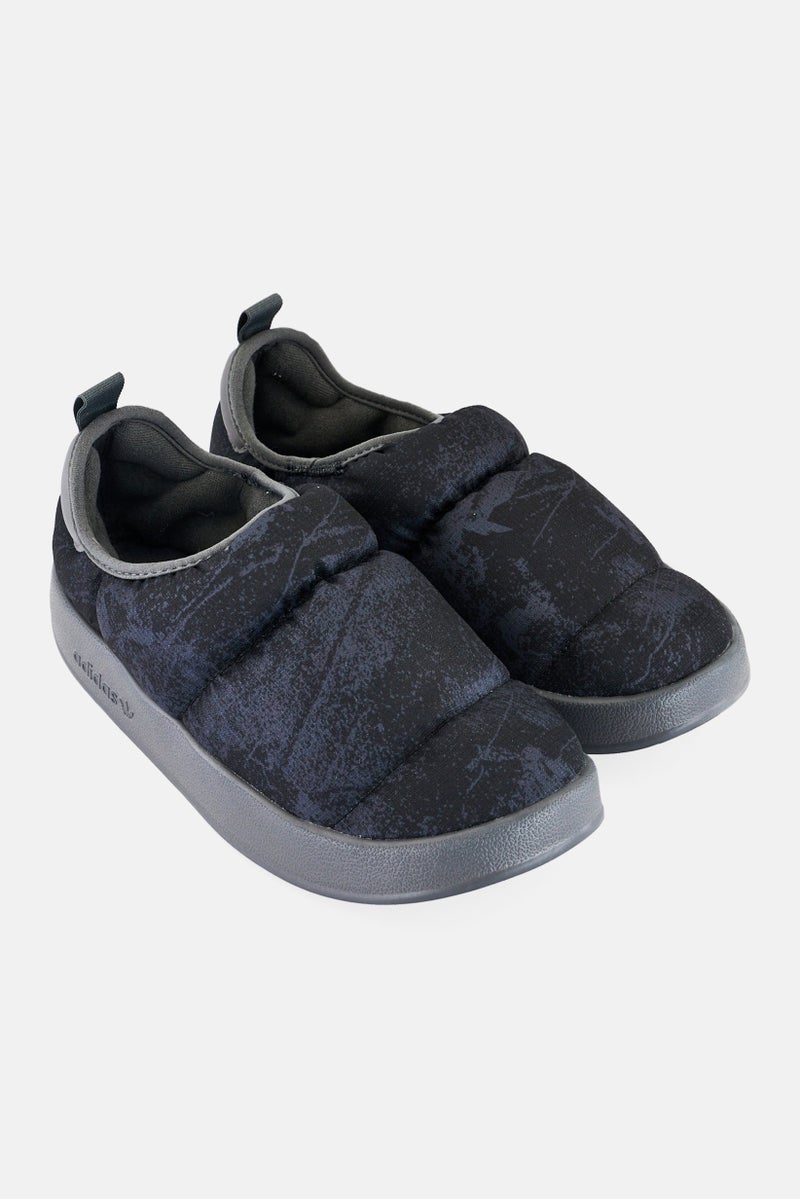 adidas Originals Kids Boy Puffylette Lace Up Outdoor Shoes, Black - Image 2