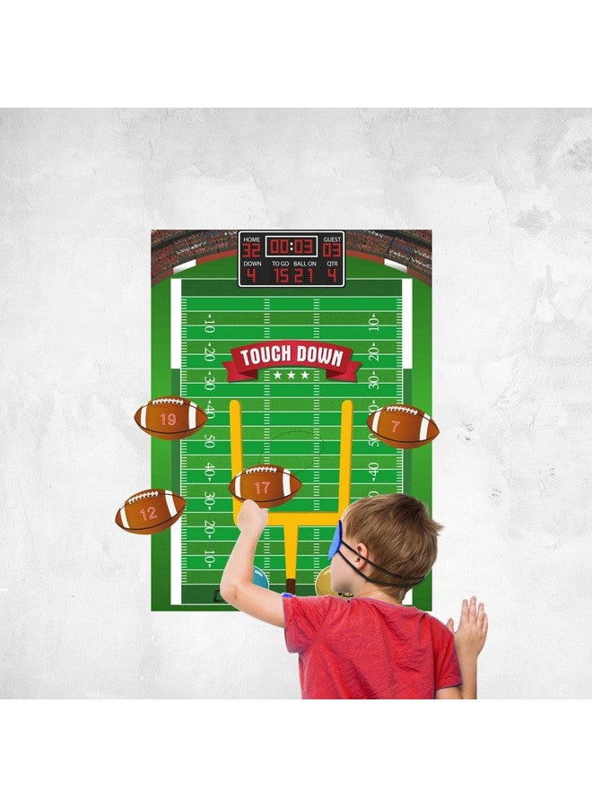 FEPITO Pin The Football On The Goalpost Pin The Football Game For Kids Birthday Party Game With 24 Pcs Football Stickers For Football Party Decorations Kids Birthday Party Decorations - Image 5