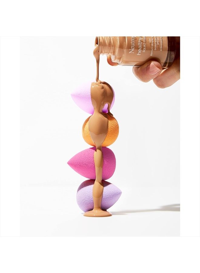 Neutrogena أساس سائل للبشرة الصحية، واقي شمس واسع الطيف SPF 20، أساس خفيف وبدون عيوب مع فيتامين E المضاد للأكسدة و Feverfew، بيج طازج، 1 أونصة سائلة - Image 4