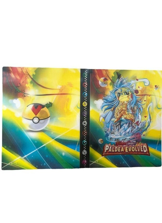 Pokemon Pokemon 120pcs Holder Album Collections Pokemonn Cards Games Book Album Top Loading List Games Gift for Kids 