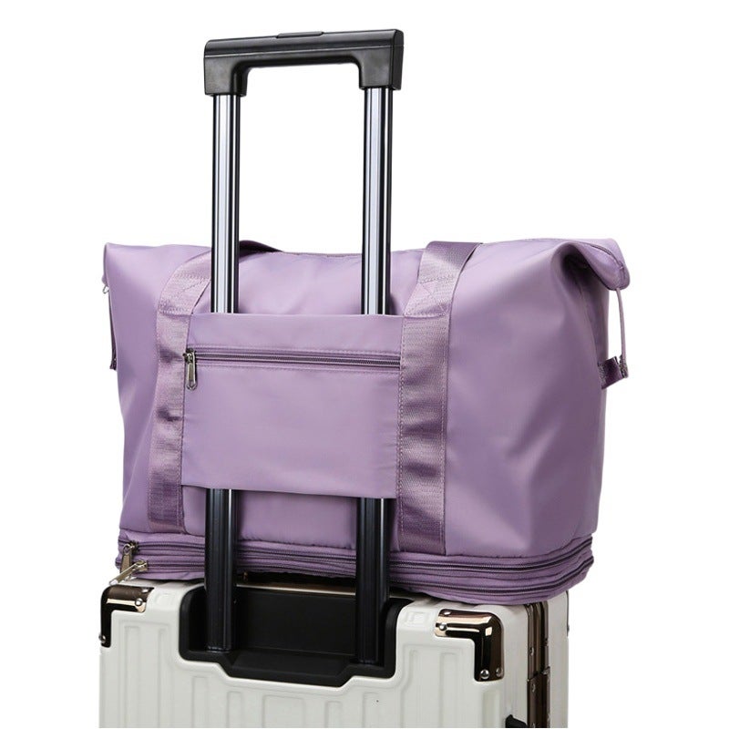Factory Large Capacity Travel Bag Dry and Wet Separation Yoga Fitness Bag Double-layer Travel Trolley Case Luggage Storage Bag - Image 2