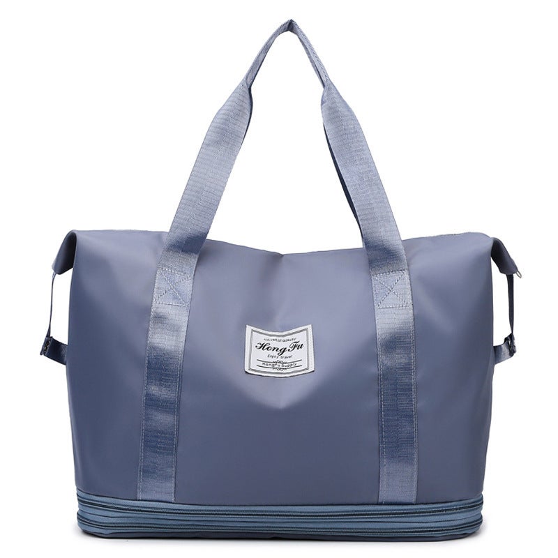 Factory Large Capacity Travel Bag Dry and Wet Separation Yoga Fitness Bag Double-layer Travel Trolley Case Luggage Storage Bag - Image 1