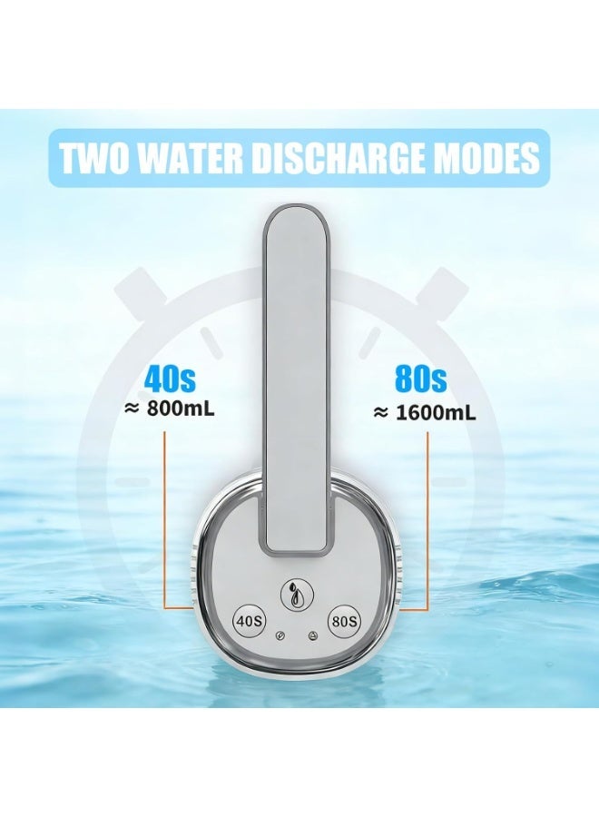 Bukela 5 Gallon Water Dispenser Pump,USB Type-C,1200mAh Rechargeable,Foldable Spout,White - Image 2