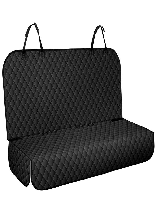 NECKORY Backseat Cover for Dogs, Waterproof and Non-Slip Pet Bench Seat Covers, Car Seat Protector for Back Seat, Universal Size Rear Car Seat Cover Fits Cars, Trucks and SUVs, L-Carbon Black - Image 1