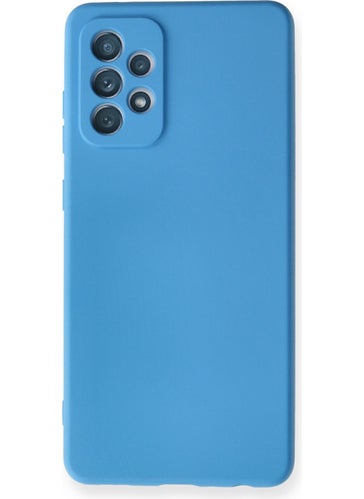 HappyCase Samsung Galaxy A72 Case Nano Velvet Silicone Inside - Blue  - Image 1