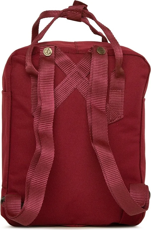 Bagmori Claret Red Square Adjustable Strap Mini Backpack