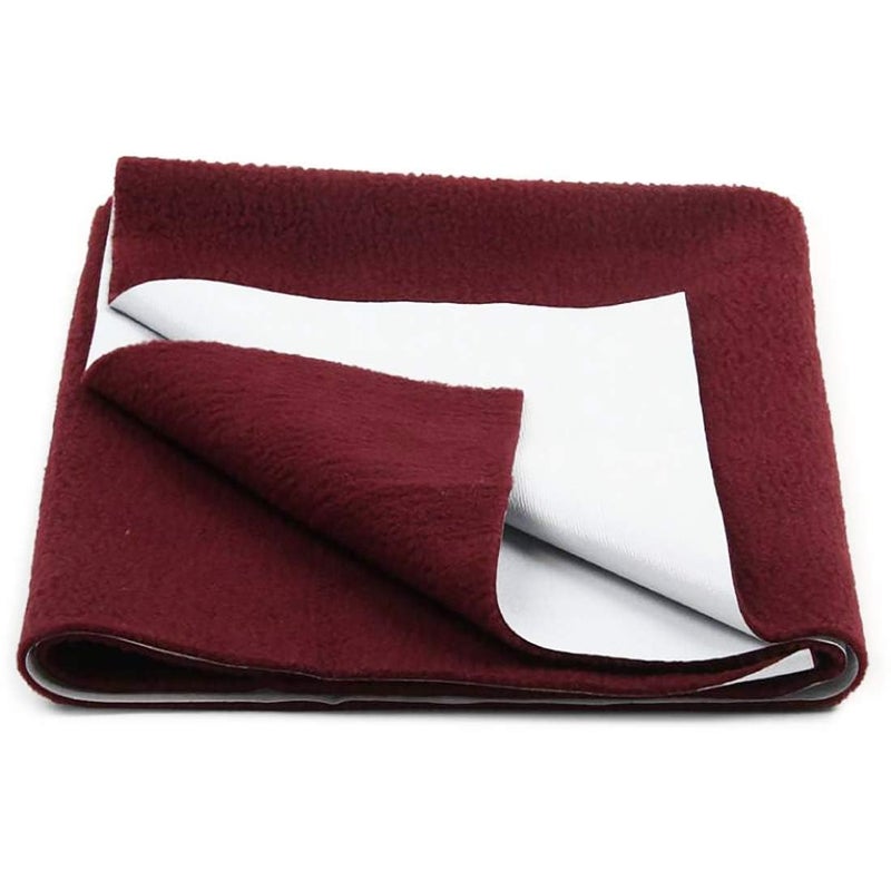 Edenwald Waterproof Quick Dry Sheet for Baby | Baby bedsheet Waterproof | (Marron_Medium (100cm x 70cm) - Image 1