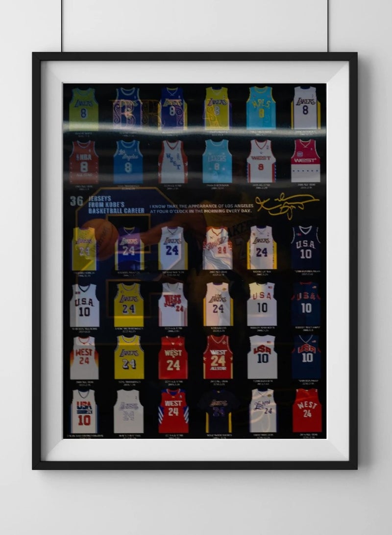 Kobe Bryant Framed