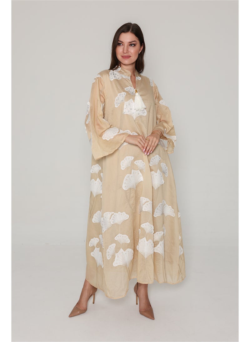 اكسا فستان منسدل نقوش زهور - Image 1