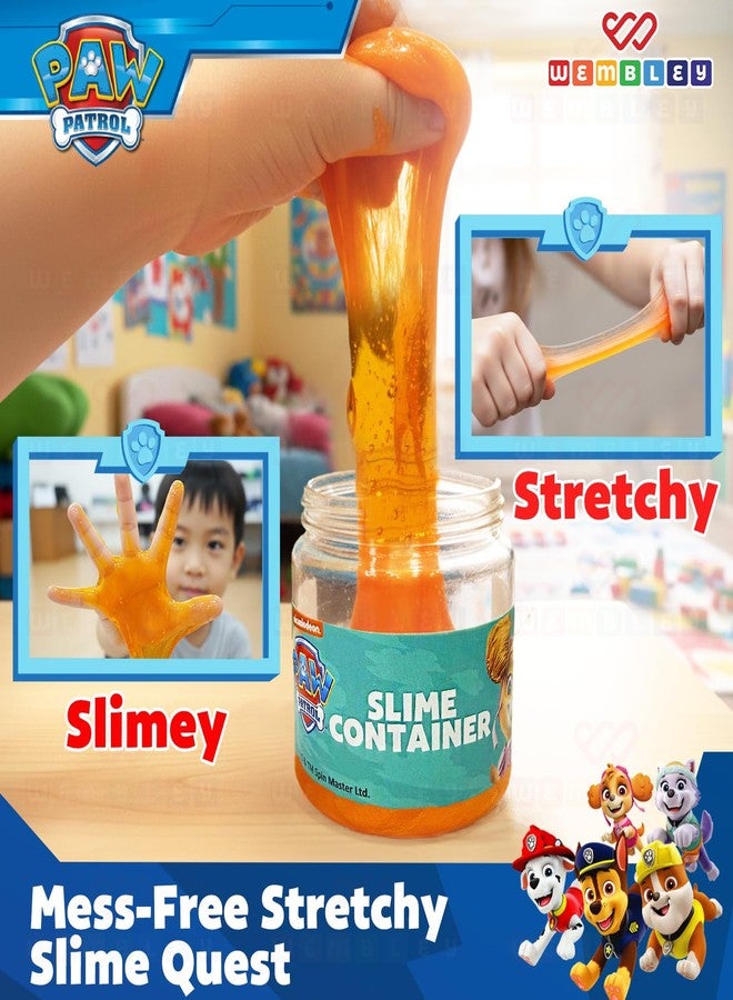Wembley DIY Paw Patrol Slime Kit| Non-Toxic Soft Non-Sticky Activity Set| Fun Mix & Play Orange Scented Slime Making Kit for Kids| Sensory STEM Learning| Slime for Boys & Girls of 3-10 Years - Image 2