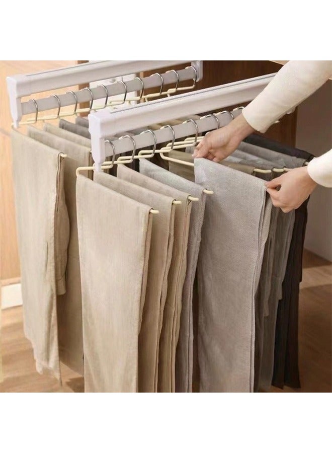 30 Pieces of Metal Trouser Rack, Sturdy and Durable Anti-slip Closet Hangers, Space-Saving and Rust-Proof Trouser Hangers, Suitable for  Households and Clothing Stores - Image 2