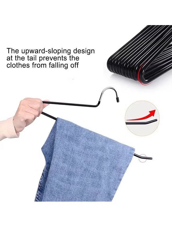 30 Pieces of Metal Trouser Rack, Sturdy and Durable Anti-slip Closet Hangers, Space-Saving and Rust-Proof Trouser Hangers, Suitable for  Households and Clothing Stores - Image 4