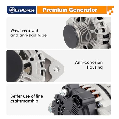E EZEXPREZE Ezexpreze 11710N Alternator Replacement For 2014 2015 Kia Optima, 2012-2014 Sorento, 2014 Hyundai Sonata, 2013-2016 Santa Fe Sport, 2.0 2.4L, 37300-2G800 37300-2G850 37300-2G855 37300-2G950 - Image 5