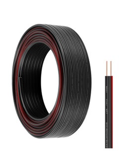 Duravel Duravel Electrical Cable Wire, 2-Core Copper, Black PVC Insulated Twin Flexible Copper Cable for Extension Power Wire Home Small Electrical Wiring (BLACK-0.75MM, 5 METER)  - Image 1