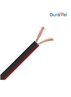 Duravel Duravel Electrical Cable Wire, 2-Core Copper, Black PVC Insulated Twin Flexible Copper Cable for Extension Power Wire Home Small Electrical Wiring (BLACK-0.75MM, 5 METER)  - Image 2