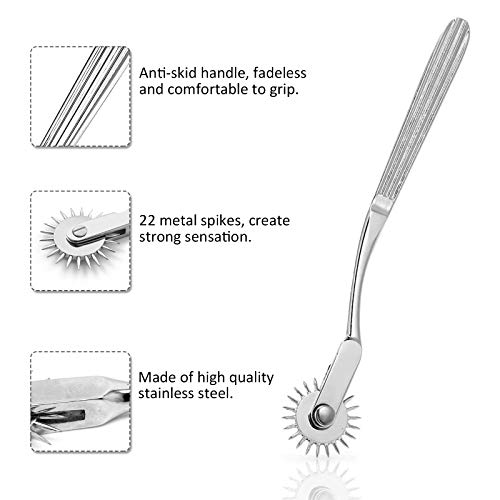 Hotorda Wartenburg Neuro Pinwheel Stainless Steel Diagnostic Instrument Pinwheel Pin Wheel Gear Roller Rolling for Testing Nerve Sensitivity. 1 Round - Image 5