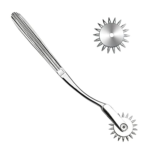 Hotorda Wartenburg Neuro Pinwheel Stainless Steel Diagnostic Instrument Pinwheel Pin Wheel Gear Roller Rolling for Testing Nerve Sensitivity. 1 Round - Image 1