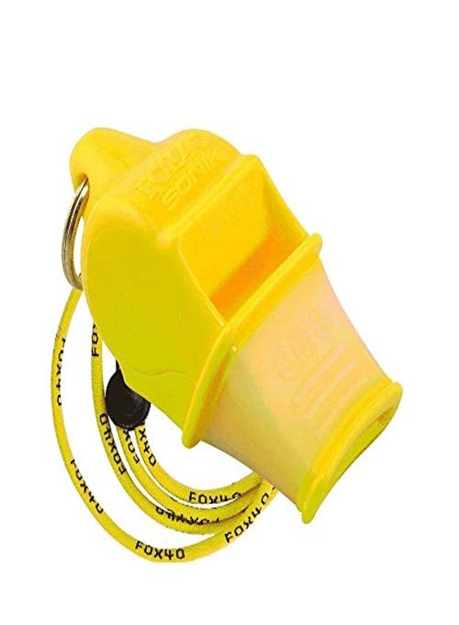 Fox 40 Sonik Blast CMG with Break Away Lanyard - Yellow - Image 1
