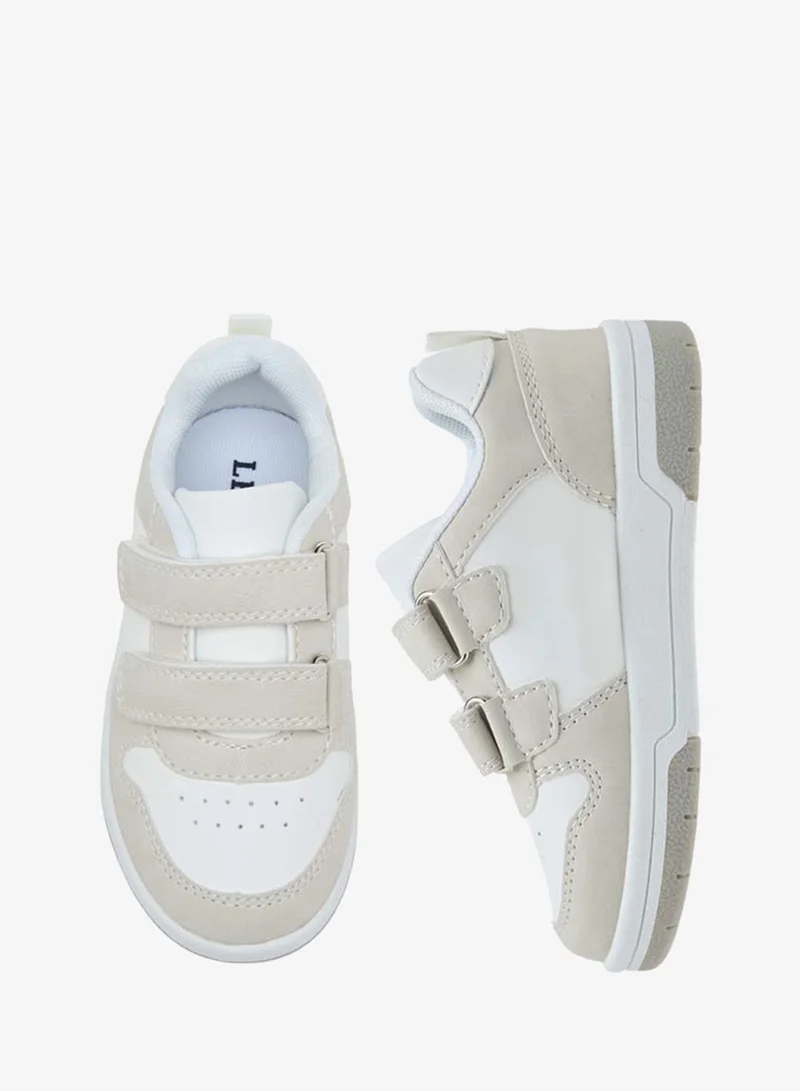 LBL by Shoexpress Boys Panelled Sneakers With Hook And Loop Closure