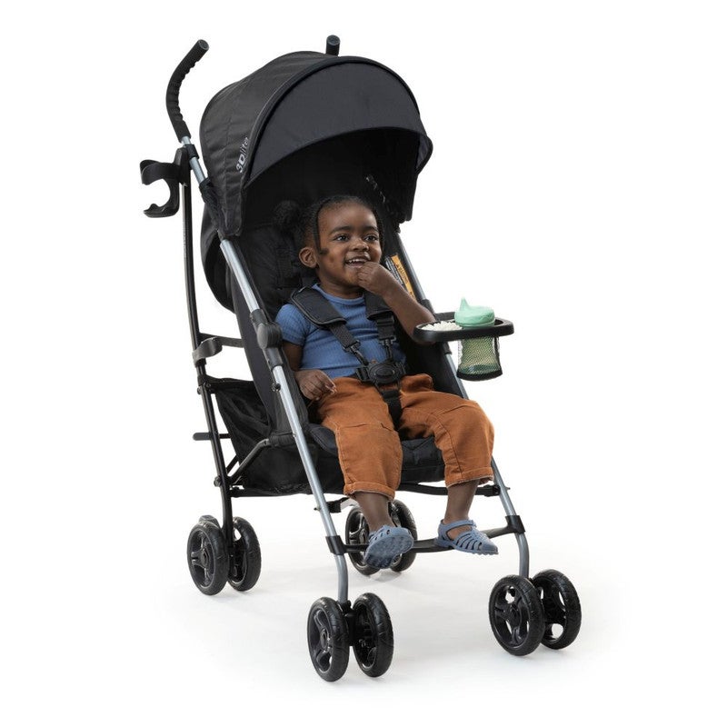 ingenuity 3Dlite Convenience Stroller, Lightweight & Foldable, Ages 6 Months+ - Black/Gray - Image 2
