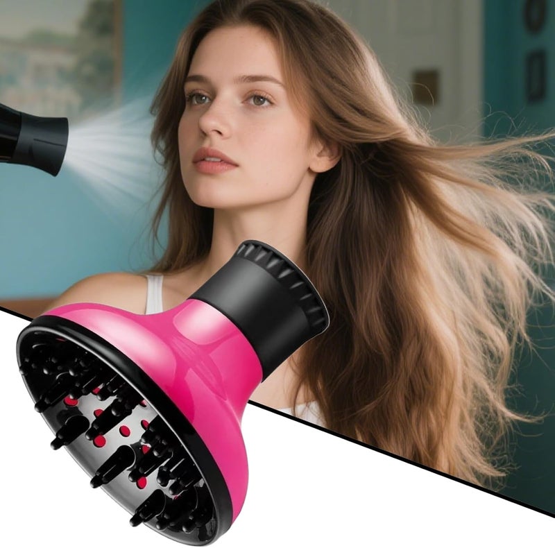 Diffuser Hair Dryer Attachment | Adjustable Lightweight - Blow Dryer Diffuser Attachment,for Curly Wavy Styling Women Men Teens Adults Salon Home - Image 3