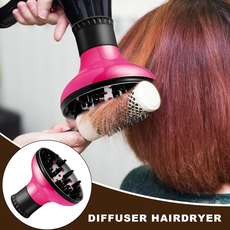 Diffuser Hair Dryer Attachment | Adjustable Lightweight - Blow Dryer Diffuser Attachment,for Curly Wavy Styling Women Men Teens Adults Salon Home - Image 2