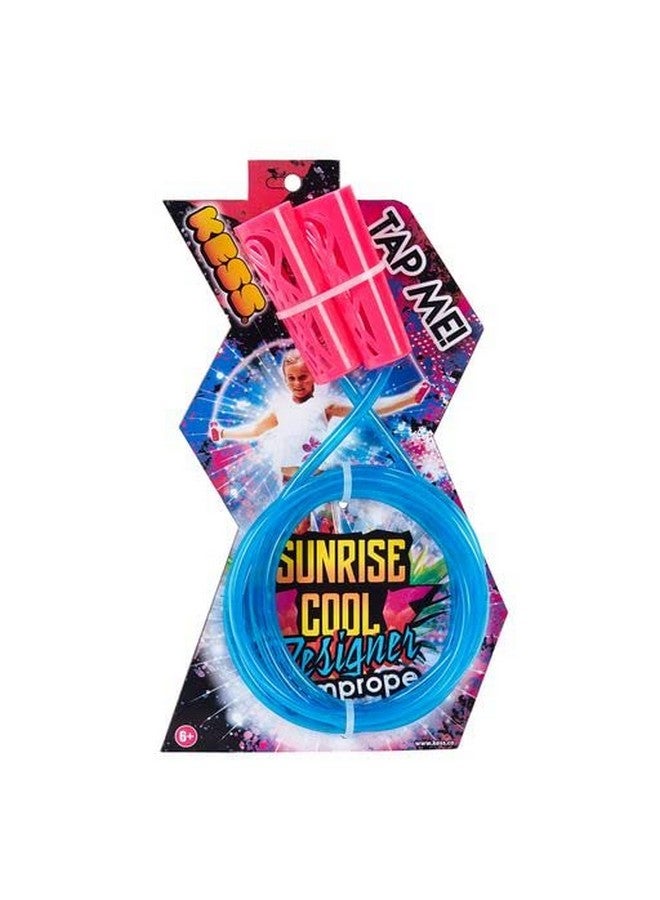 KESS Light Up Sunset - Glowing Jump Rope for Kids, Indoor/Outdoor Fun Activity Toy, Fitness Skipping Rope for Children, Party Favors - Image 1