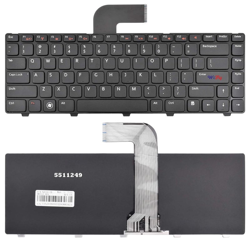 Wefly لوحة مفاتيح لابتوب متوافقة مع ديل إنسبيرون 14 3420 14R 5420 15 3520 15R 5520 SE 7420 SE 7520 - Image 1