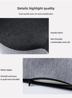 Quivlox Seat Cushions and Lumbars Support Pillows, Reduce Pressure On Tailbone, Relieve Pain, Memory Foam Office Chair Cushions for Back, Seat Cushions Back Support Pillows with Washable Cover, for Office Chair, Gaming Chair, Wheelchair and Car Seat  - Image 5