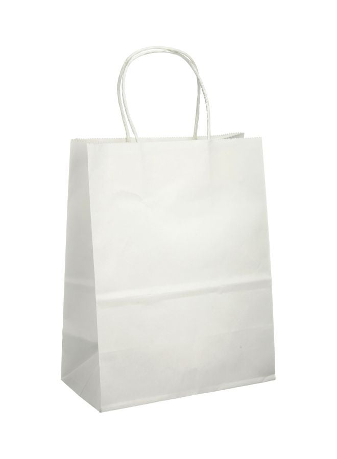 Natural Kraft Gift Bag 8x0.2x14.8 inch White - Image 1