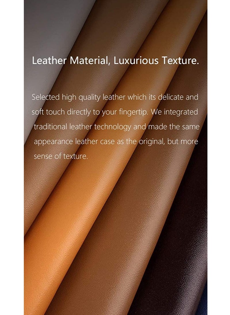 TIGER Case Compatible With iPhone 15 Pro Mag-Safe Noble Collection Premium PC+PU Leather Case with Official Design Phone Cover Anti-Fingerprint Scratch Resistance, A+ Leather Material (Black) - Image 5