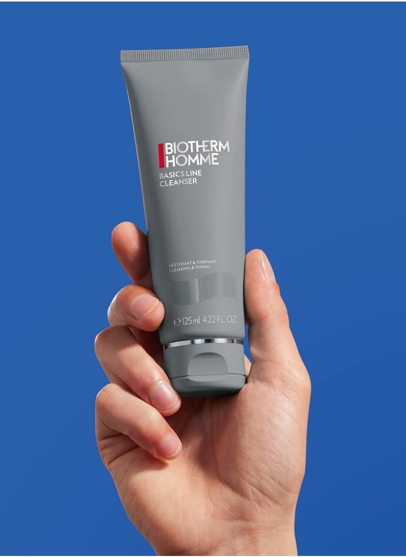 BIOTHERM Biotherm Homme Basics Line Cleanser with Biotech Plankton, Gentle Daily Cleansing Gel for Men with Normal Skin, Fresh and Toning Effect, 4.2 Fl. Oz.  - Image 3