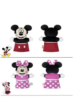 Y&D 1 Piece Disney Minnie Hand Puppet Parent Child Interactive Plush Toy Role Playing  - Image 2