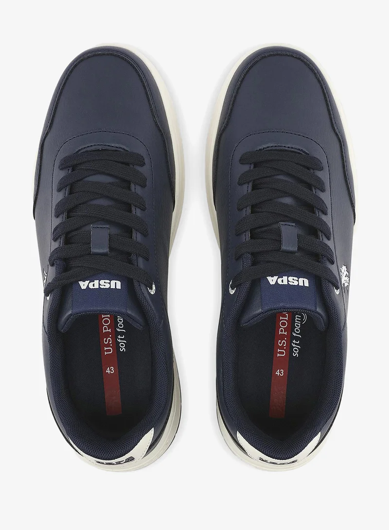 U.S. Polo Assn. Navy Men's Navy Sneakers - Lightweight, Breathable and Comfortable Shoes for Men | Best Price UAE