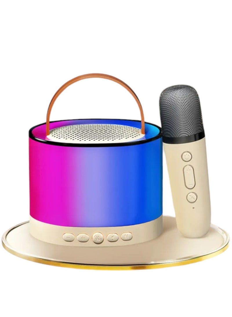Karaoke Mini Portable Wireless Bluetooth Speakers with Audio Microphone New Charging Arrivals - Image 1