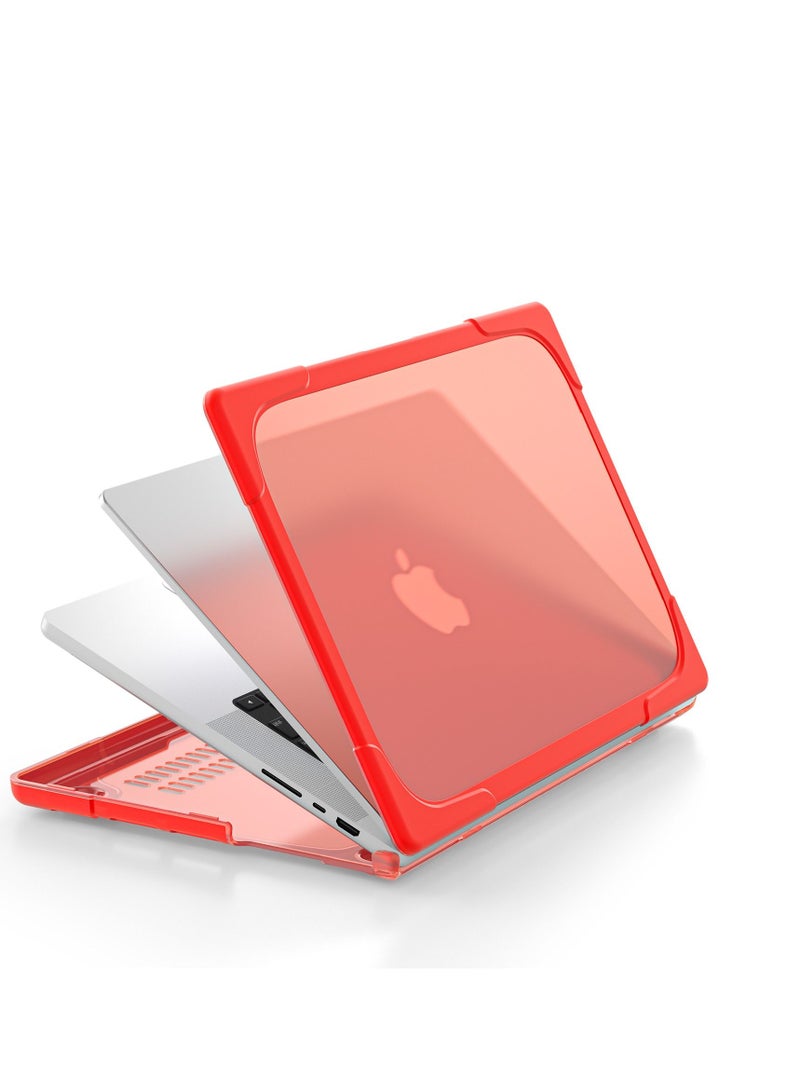 GULFLINK GULFLINK Hard Shell Case Cover with Kickstand Shockproof Function for MacBook Pro (A2442) 2021 14.2 inch - Image 2