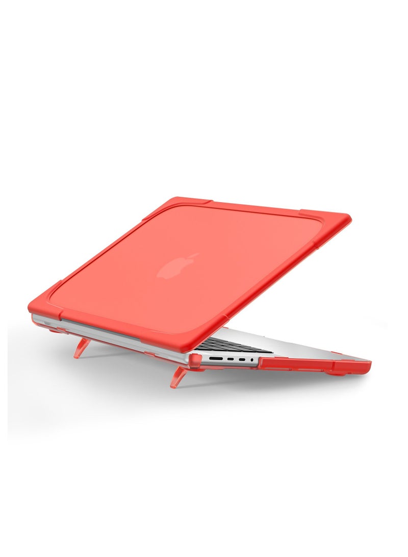 GULFLINK GULFLINK Hard Shell Case Cover with Kickstand Shockproof Function for MacBook Pro (A2442) 2021 14.2 inch - Image 4