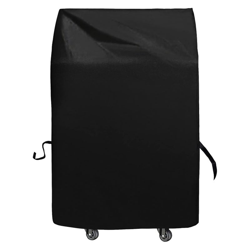 iCover Grill Cover 30in, iCOVER Waterproof BBQ Covers for Two Burner Small Vertical Smoker, Lightweight Easy On/Off, Dustproof UV-Resistant Fit Grills with Collapsed Side Tables - Image 1