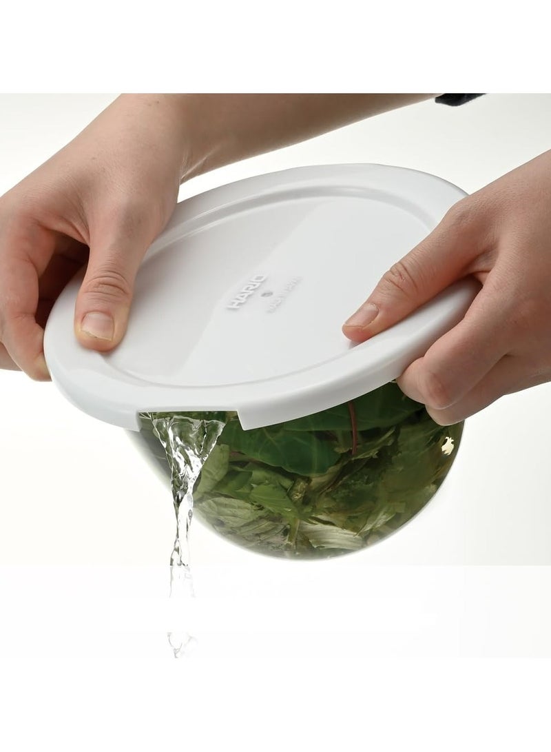 Hario وعاء زجاجي مقاوم للحرارة مع غطاء مجموعة من 2 - Image 2