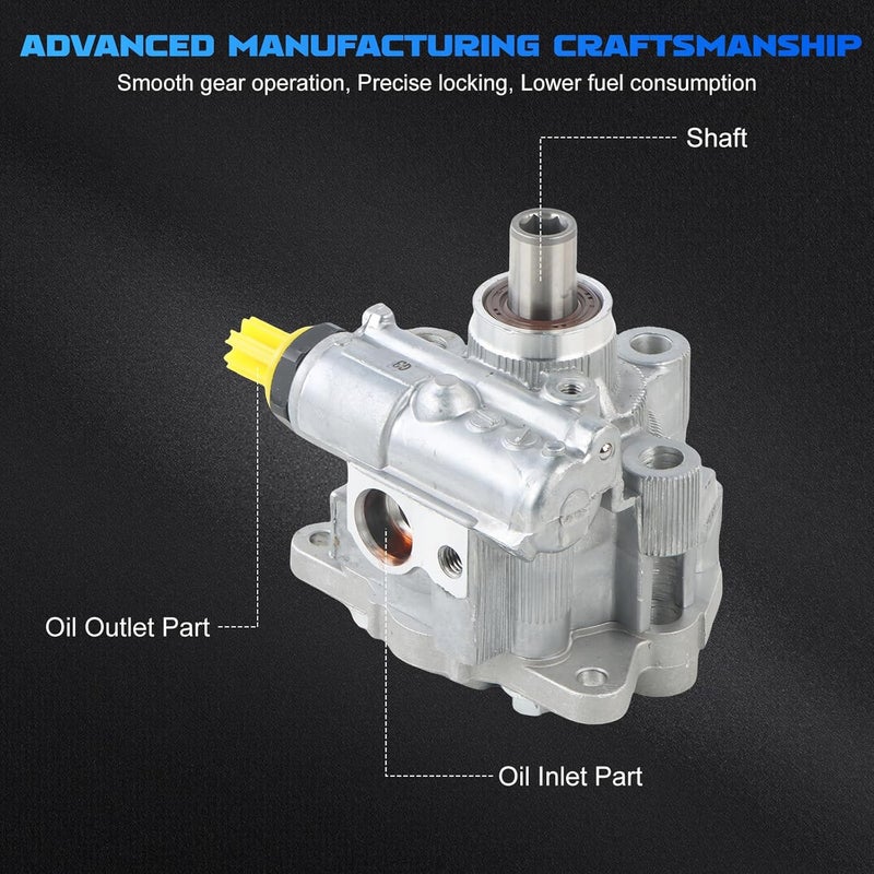 YOMALL Power Steering Pump 21-5438 for Jeep Commander and Grand Cherokee - Image 3