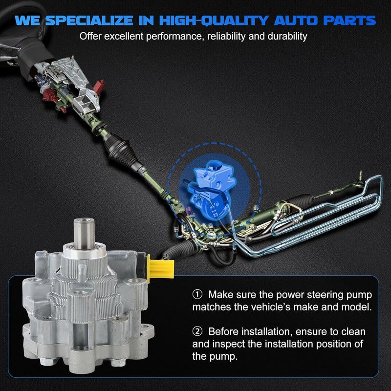 YOMALL Power Steering Pump 21-5438 for Jeep Commander and Grand Cherokee - Image 4