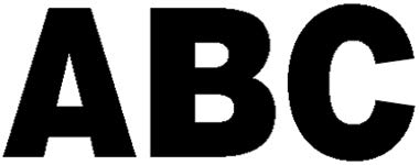 Duro Decal Permanent Adhesive Vinyl Letters & Numbers: 1/2" Gothic Black - Image 5