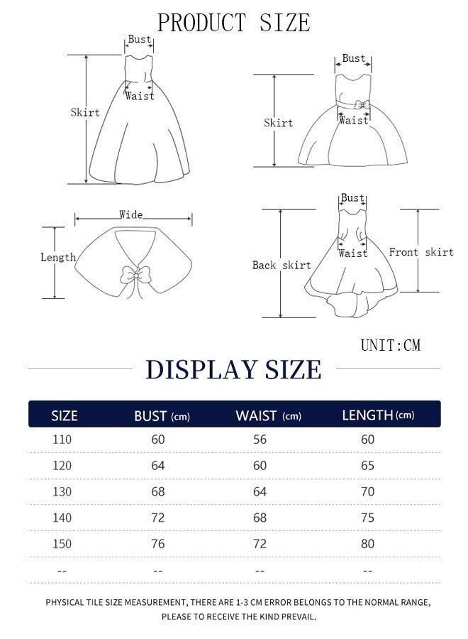 DUNISO Girls Dress, Kids Short Sleeves Lace Party Dresses with Tutu Skirt,Ball Gown, Flower Girl Dress for Princess Birthday Party - Image 4