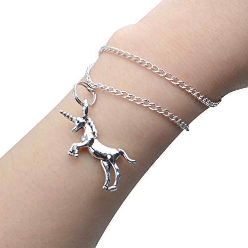 Jdesun Unicorn Charms Collection, 100g(60-70pcs) Animals Unicorn Charms Horse Metal Pendants Jewelry Findings Making Accessory for DIY Bracelets Necklaces Earrings - Image 5
