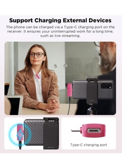 BOYA BY-V20 Ultracompact Wireless Microphone System for USB-C Devices (2.4 GHz)  - Image 4