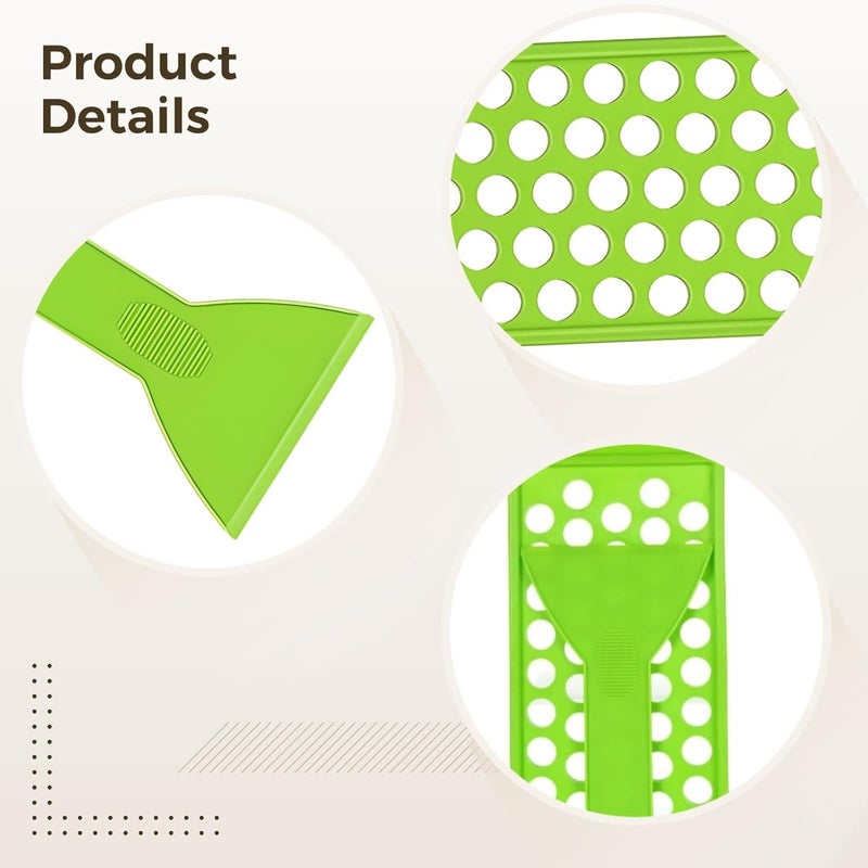 Lip Balm DIY Kit, 50-Slot Filling Tray and Spatula, Green Pp Material, Compact and Reusable for Batch Production - Image 5