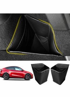 Trunk Storage Organizer Bins for Tesla Model Y 2 Pcs Car Trunk Storage Box Compatible with Tesla Model Y