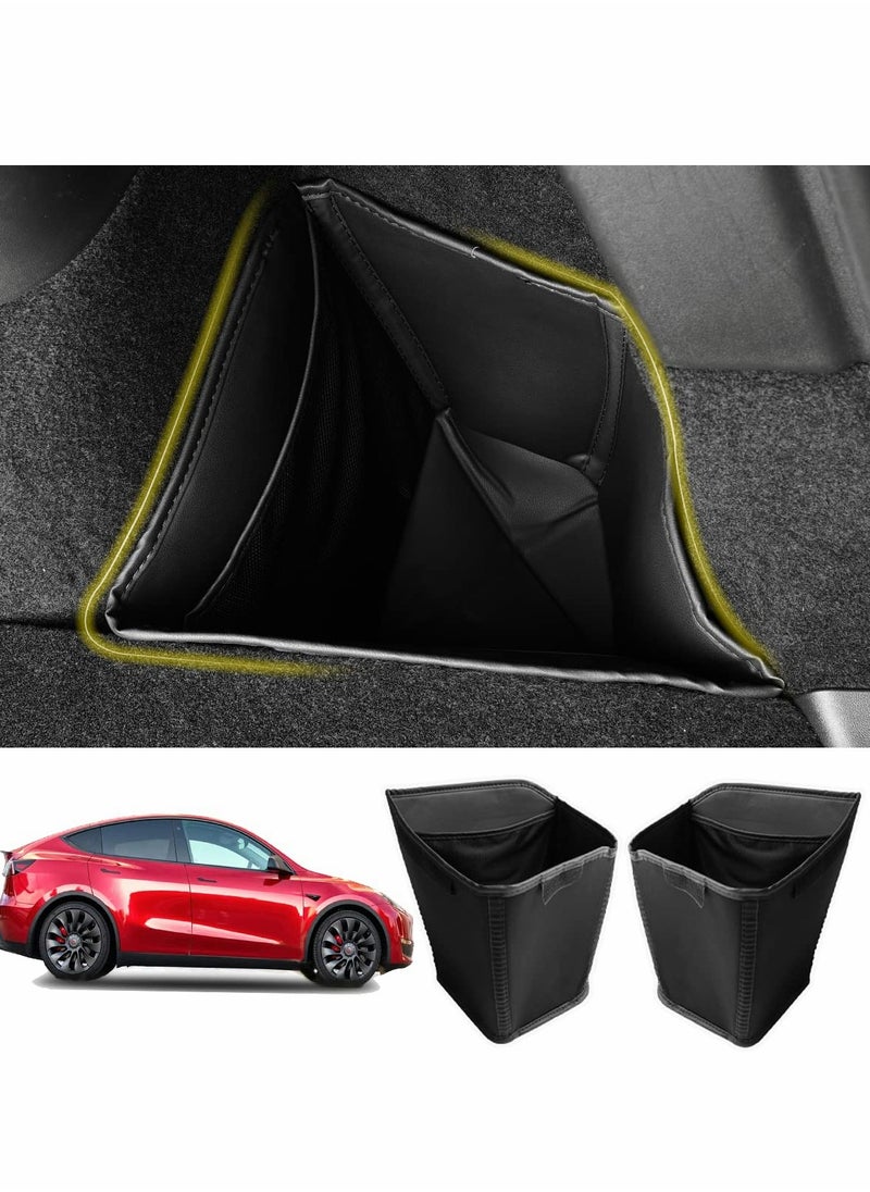 KASTWAVE - Trunk Storage Organizer Bins for Tesla Model Y 2 Pcs Car Trunk Storage Box Compatible with Tesla Model Y - Image 1