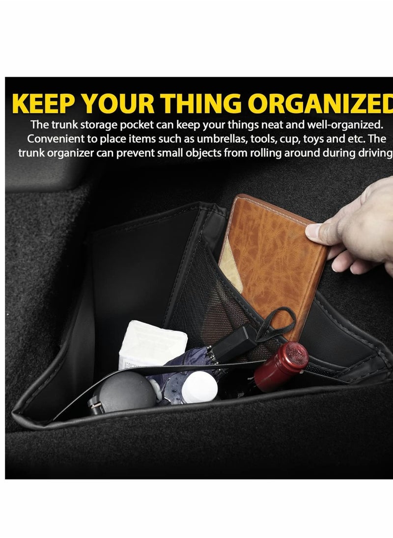 KASTWAVE - Trunk Storage Organizer Bins for Tesla Model Y 2 Pcs Car Trunk Storage Box Compatible with Tesla Model Y - Image 1